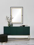 RENWIL GRAY RECTANGLE WALL MIRROR YELLOW - Mirrors