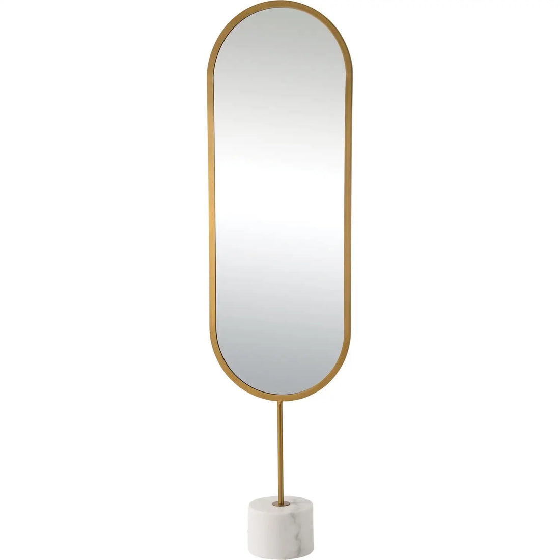 RENWIL TAIO OVAL WALL MIRROR YELLOW - Mirrors