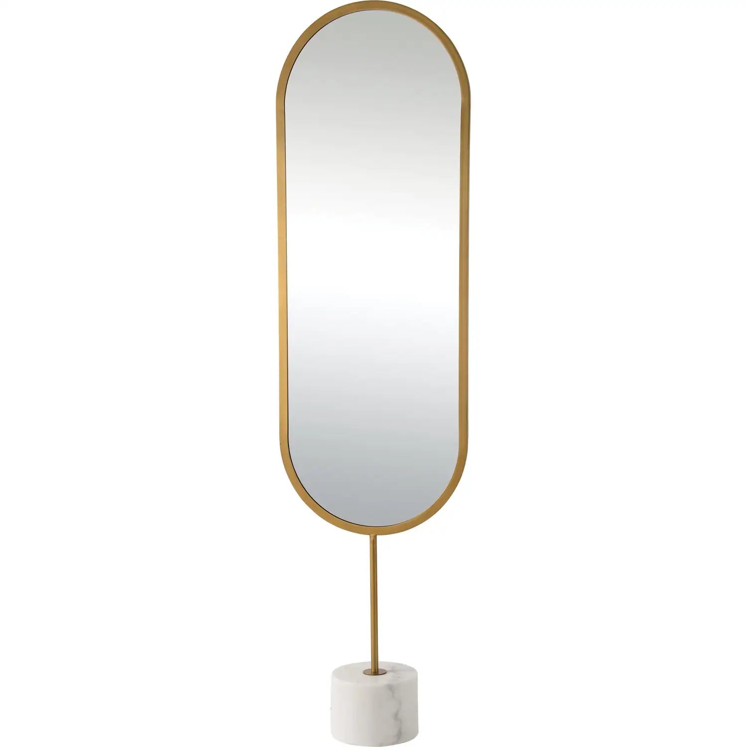 RENWIL TAIO OVAL WALL MIRROR YELLOW - Mirrors