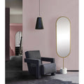 RENWIL TAIO OVAL WALL MIRROR YELLOW - Mirrors