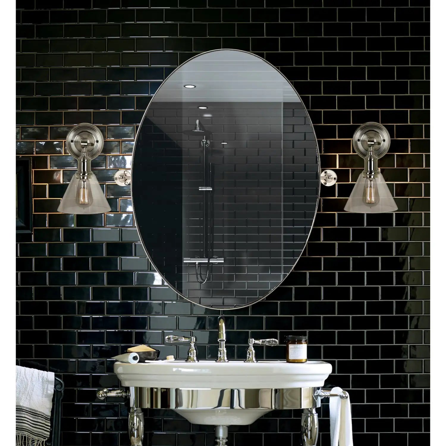 RENWIL AZALEA OVAL WALL MIRROR - Mirrors
