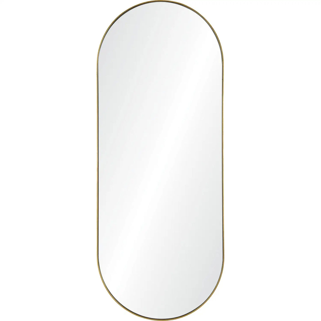 RENWIL MARIUS OVAL FULL LENGTH MIRROR YELLOW - Mirrors