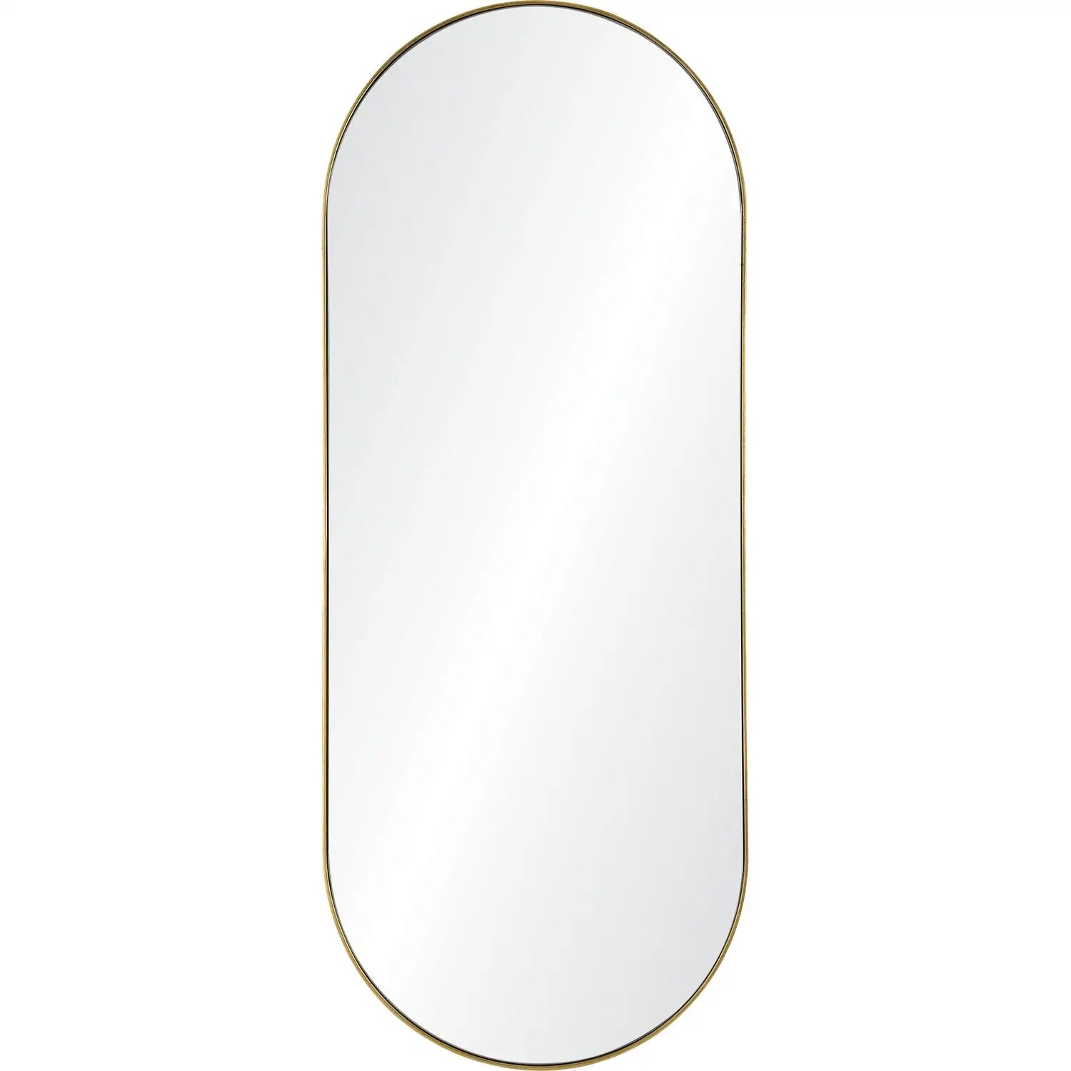 RENWIL MARIUS OVAL FULL LENGTH MIRROR YELLOW - Mirrors