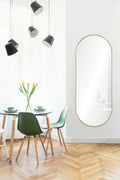 RENWIL MARIUS OVAL FULL LENGTH MIRROR YELLOW - Mirrors