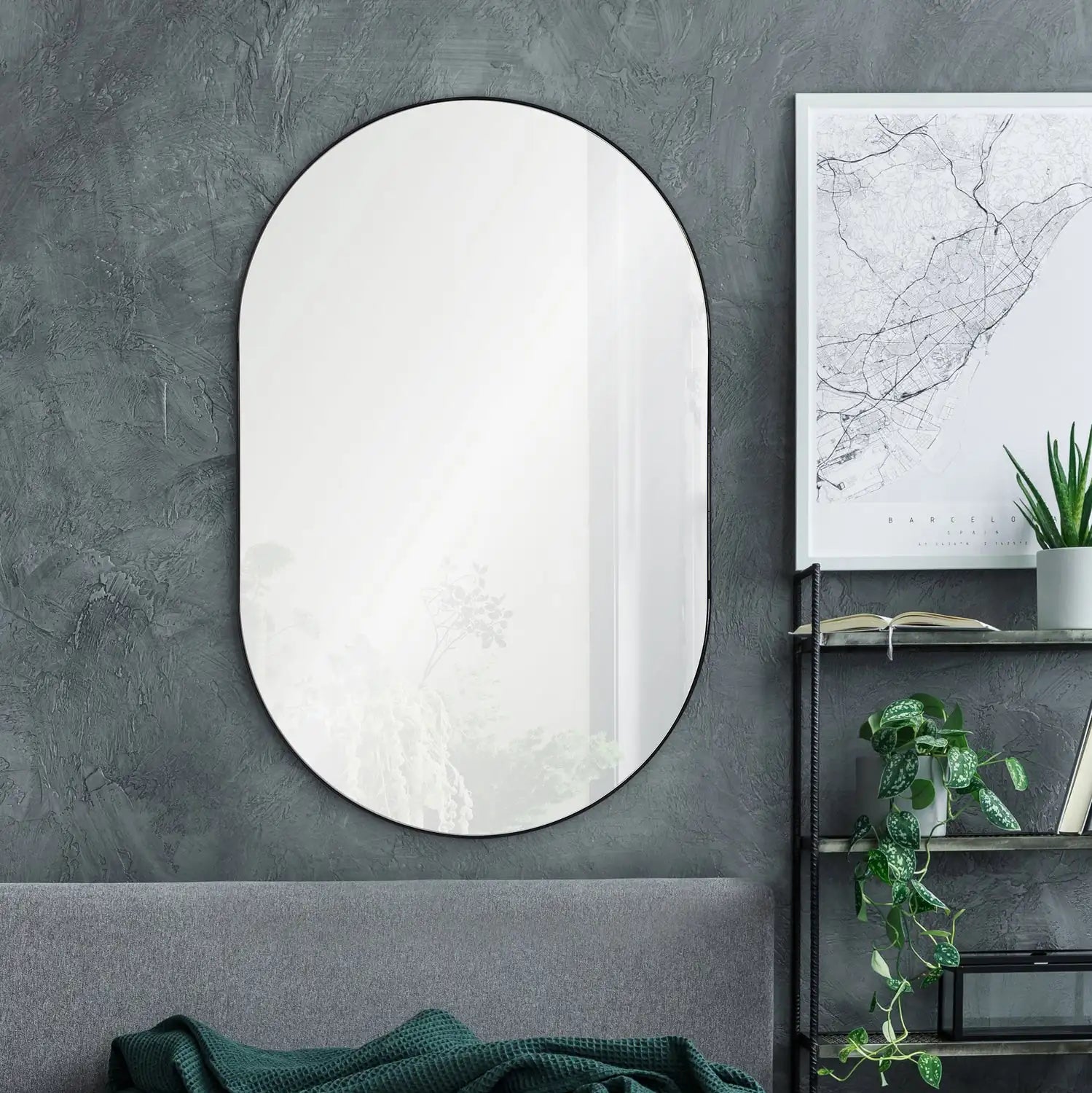 RENWIL WEBSTER OVAL WALL MIRROR - Mirrors
