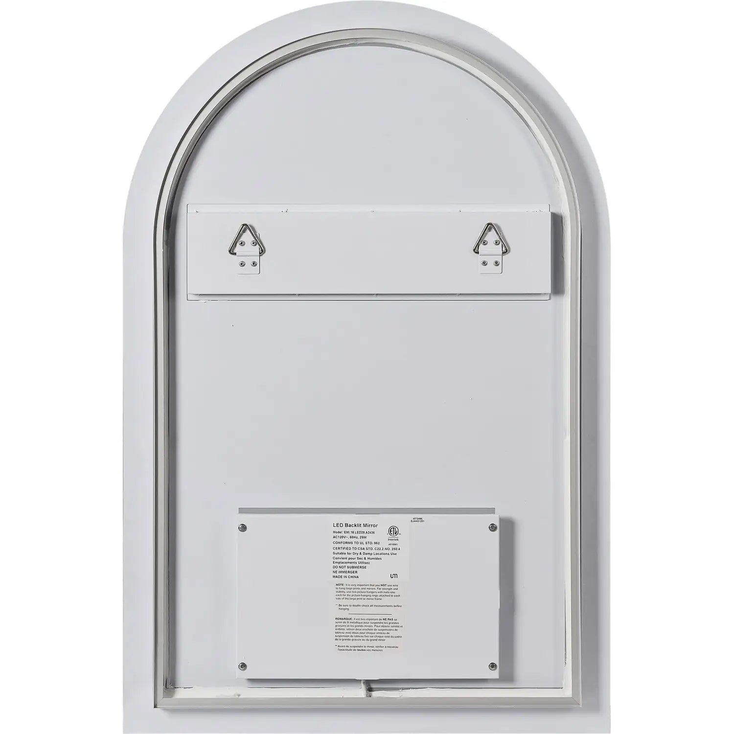 RENWIL BLANCA RECTANGLE LED MIRROR - Mirrors
