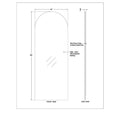RENWIL GERVAIS ARCH FULL LENGTH MIRROR - Mirrors
