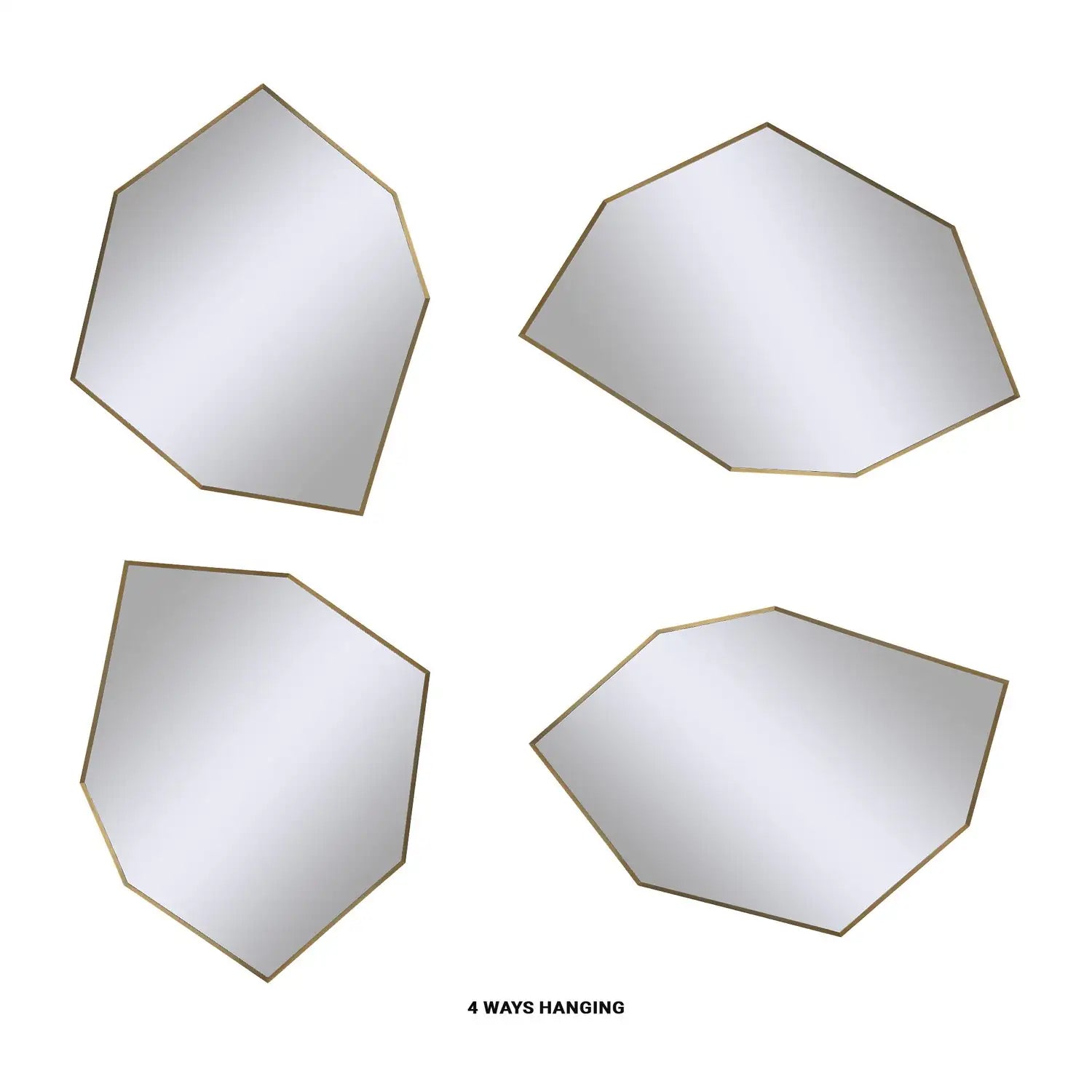 RENWIL DEVIKA IRREGULAR WALL MIRROR YELLOW - Mirrors