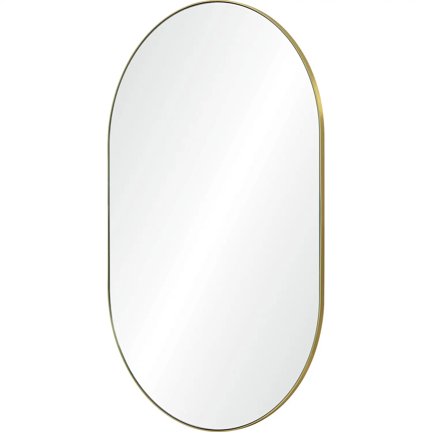 RENWIL BECKAH OVAL WALL MIRROR YELLOW - Mirrors