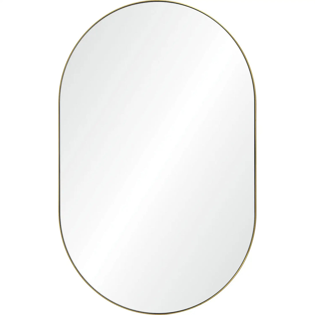 RENWIL BECKAH OVAL WALL MIRROR YELLOW - Mirrors