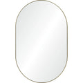 RENWIL BECKAH OVAL WALL MIRROR YELLOW - Mirrors