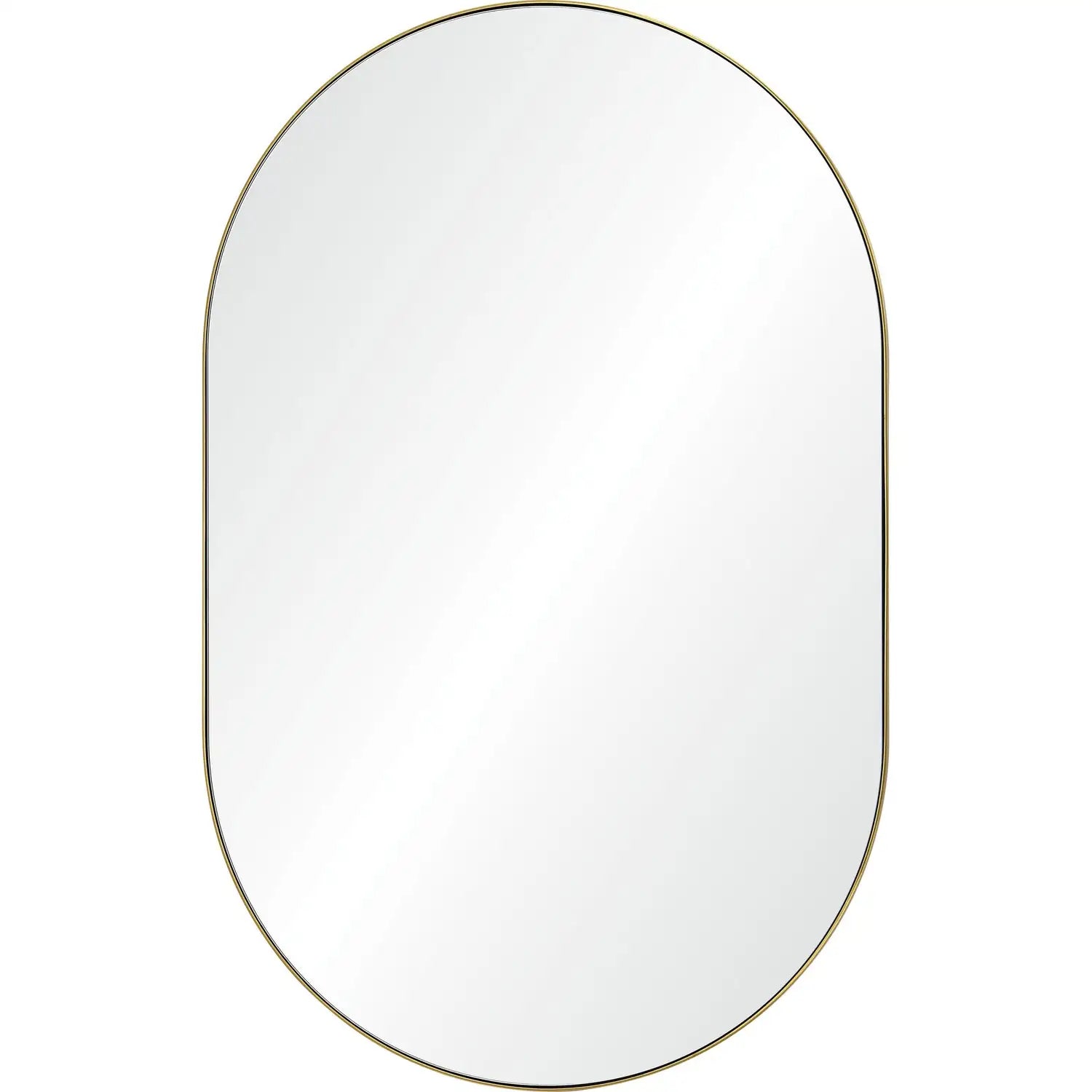 RENWIL BECKAH OVAL WALL MIRROR YELLOW - Mirrors