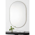 RENWIL BECKAH OVAL WALL MIRROR YELLOW - Mirrors