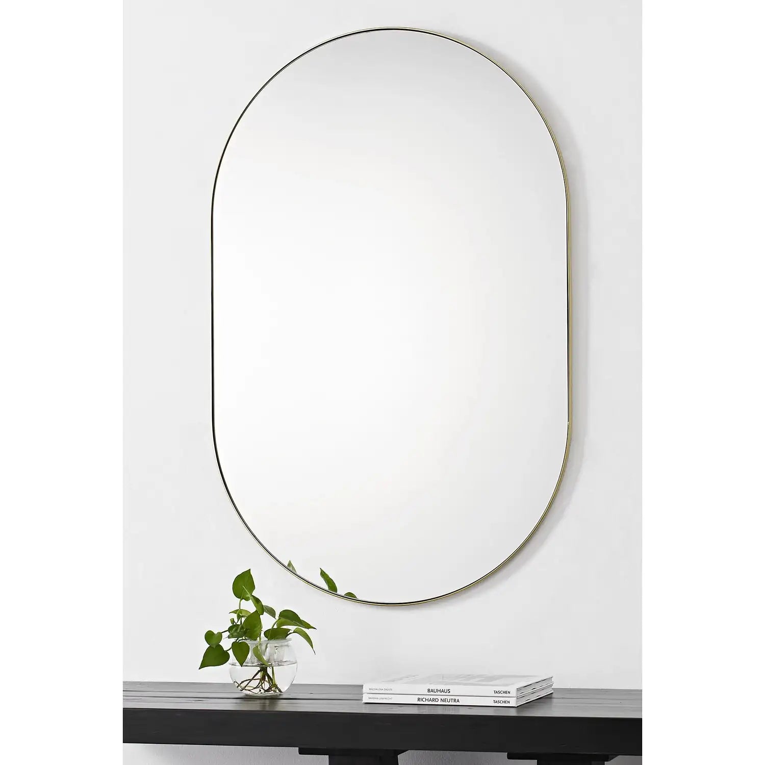 RENWIL BECKAH OVAL WALL MIRROR YELLOW - Mirrors