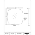 RENWIL SPARTI SQUARE WALL MIRROR - Mirrors