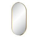 RENWIL ALEAH OVAL WALL MIRROR YELLOW - Mirrors