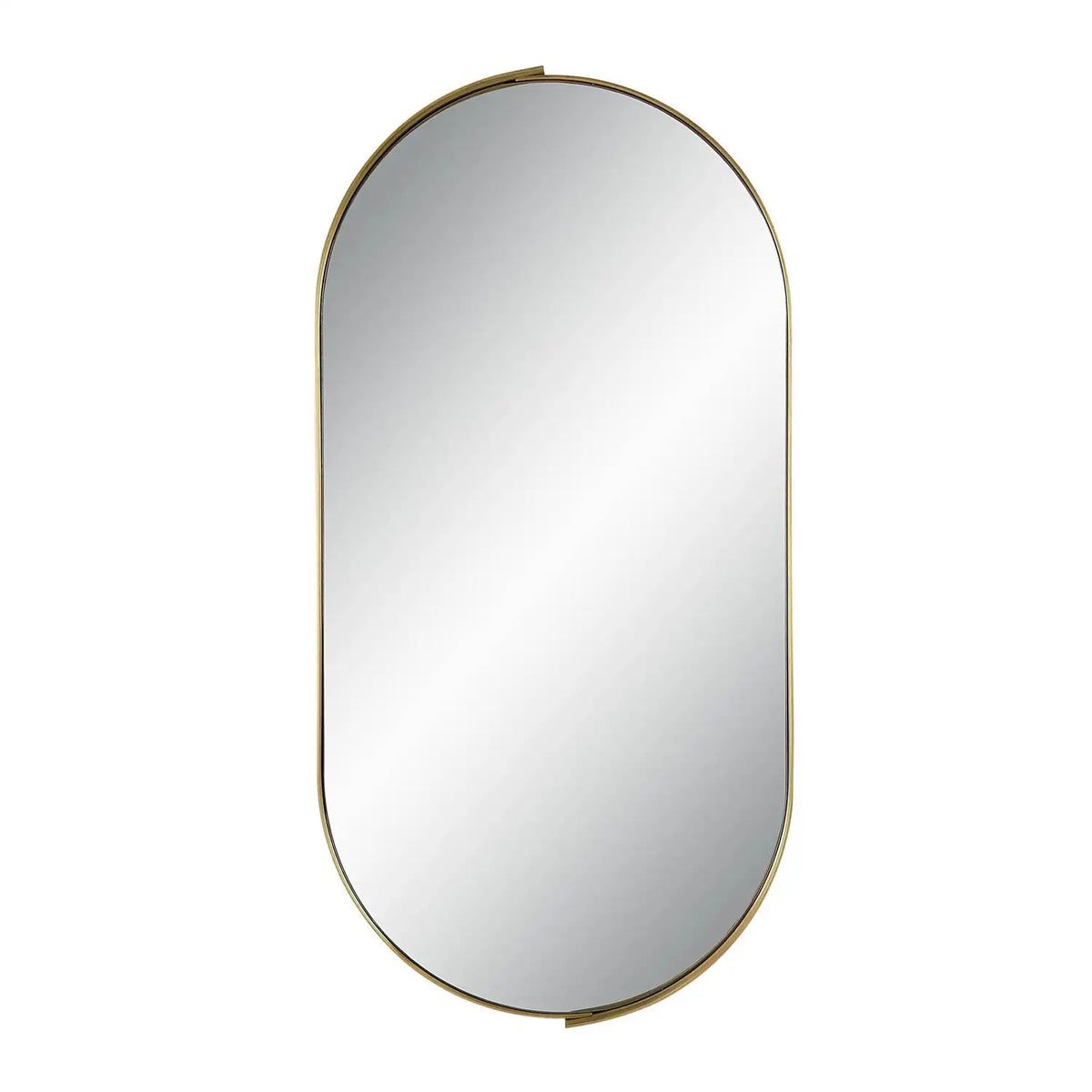 RENWIL Aleah Oval Wall Mirror Yellow - Mirrors