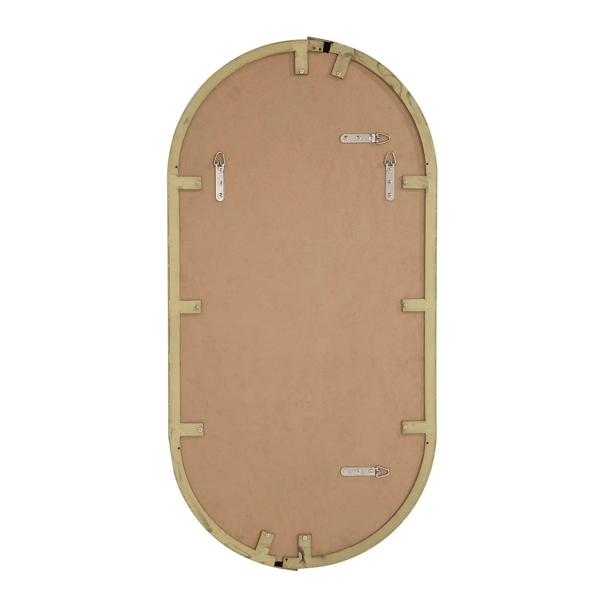 RENWIL Aleah Oval Wall Mirror Yellow - Mirrors