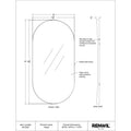 RENWIL ALEAH OVAL WALL MIRROR YELLOW - Mirrors