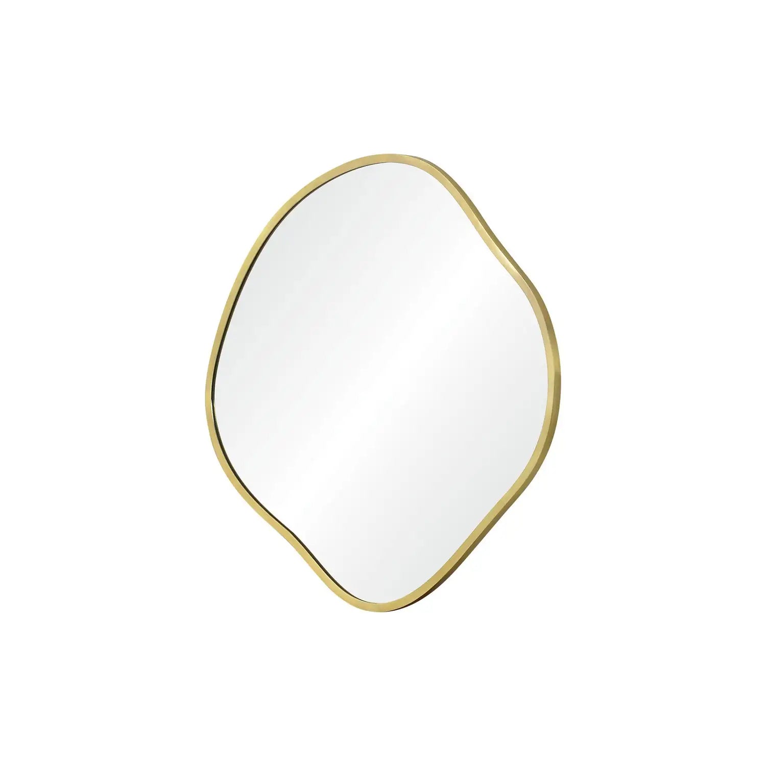 RENWIL NUCLEUS 36/24/ IRREGULAR WALL MIRROR YELLOW - Mirrors