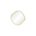 RENWIL NUCLEUS 36/24/ IRREGULAR WALL MIRROR YELLOW - Mirrors