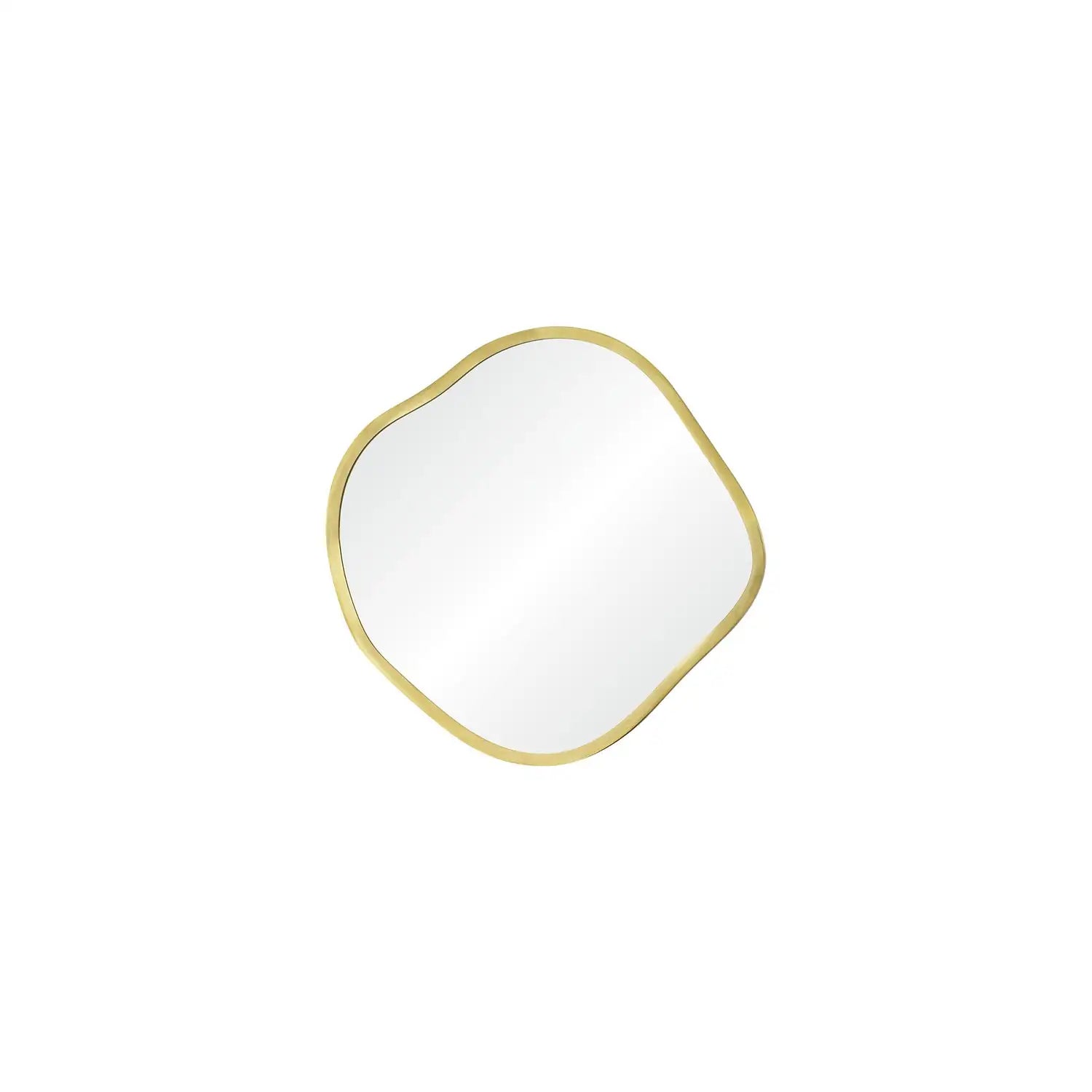 RENWIL NUCLEUS 36/24/ IRREGULAR WALL MIRROR YELLOW - Mirrors