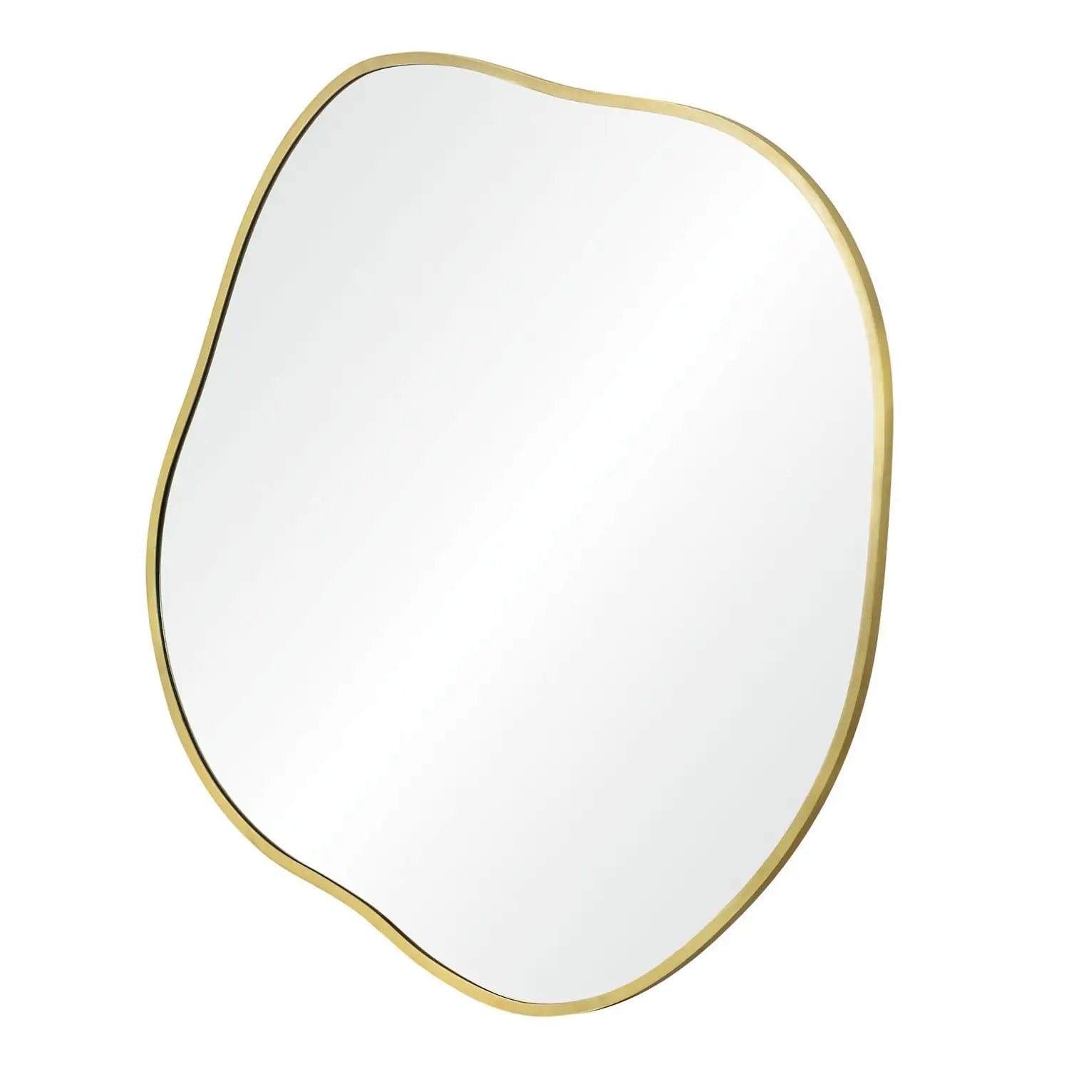 RENWIL NUCLEUS 36/24/ IRREGULAR WALL MIRROR YELLOW - Mirrors