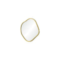 RENWIL NUCLEUS 36/24/ IRREGULAR WALL MIRROR YELLOW - Mirrors