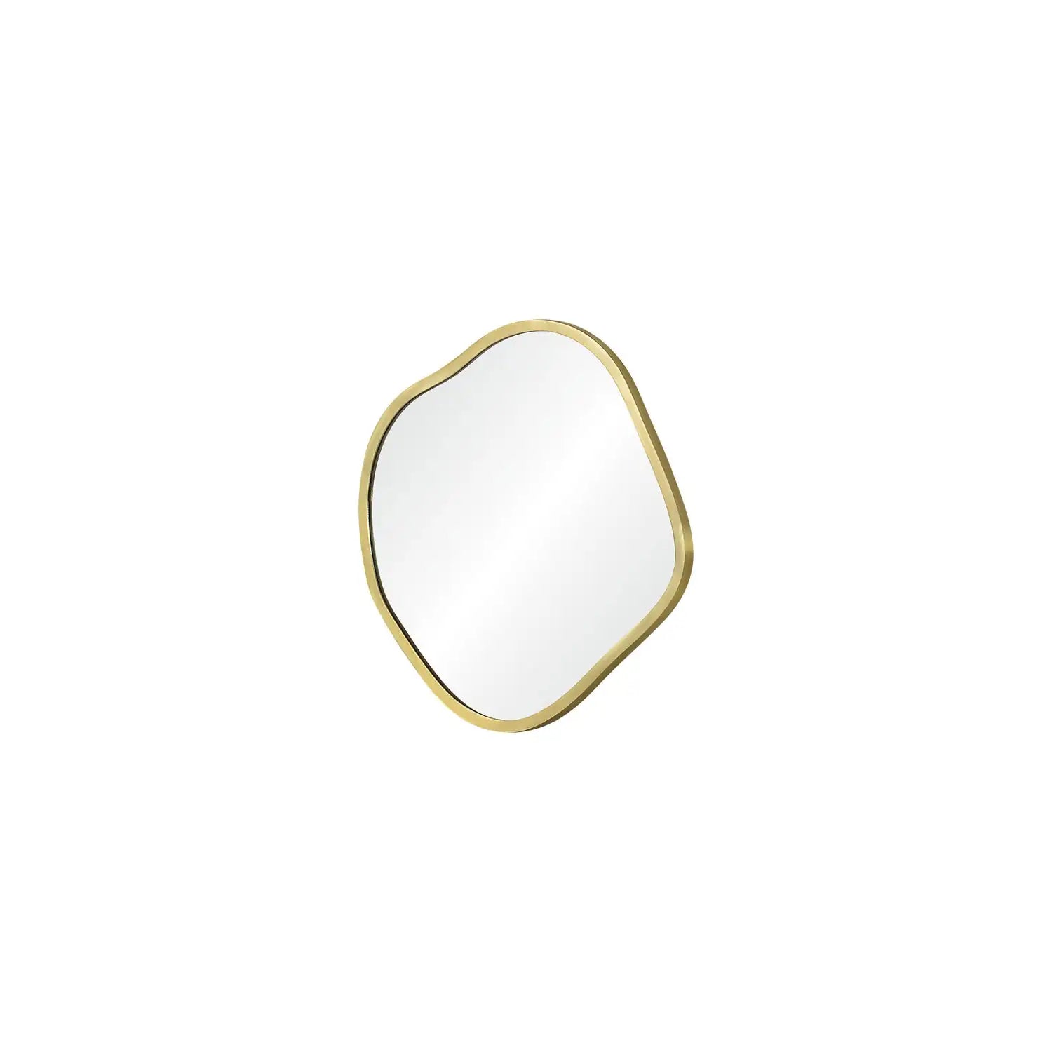 RENWIL NUCLEUS 36/24/ IRREGULAR WALL MIRROR YELLOW - Mirrors
