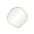 RENWIL NUCLEUS 36/24/ IRREGULAR WALL MIRROR YELLOW - Mirrors