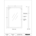 RENWIL COLIMA ARCH WALL MIRROR - Mirrors