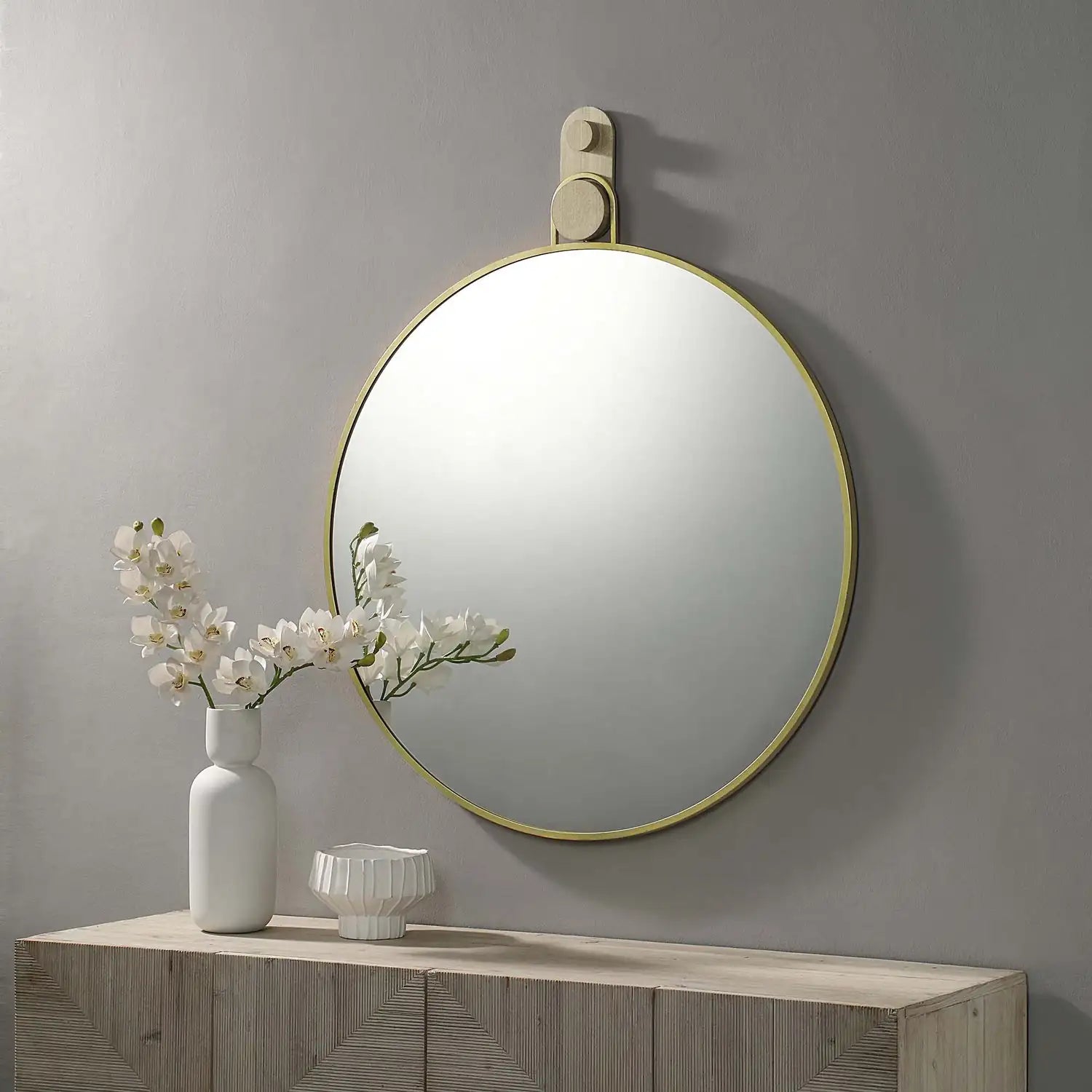 RENWIL KINSLEY WALL MIRROR YELLOW - Mirrors