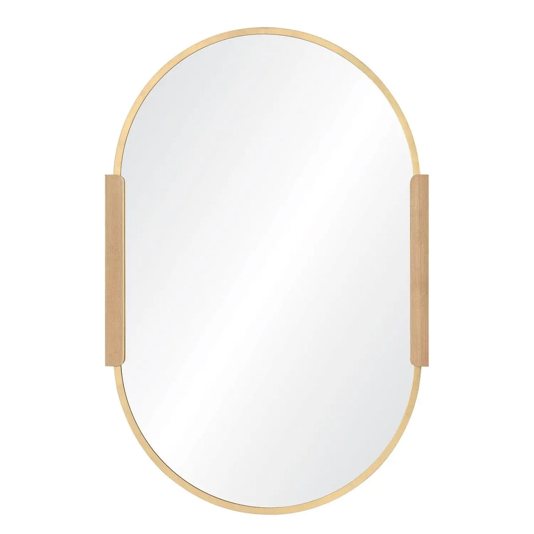 RENWIL KERIANNE OVAL WALL MIRROR YELLOW - Mirrors
