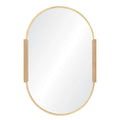 RENWIL KERIANNE OVAL WALL MIRROR YELLOW - Mirrors