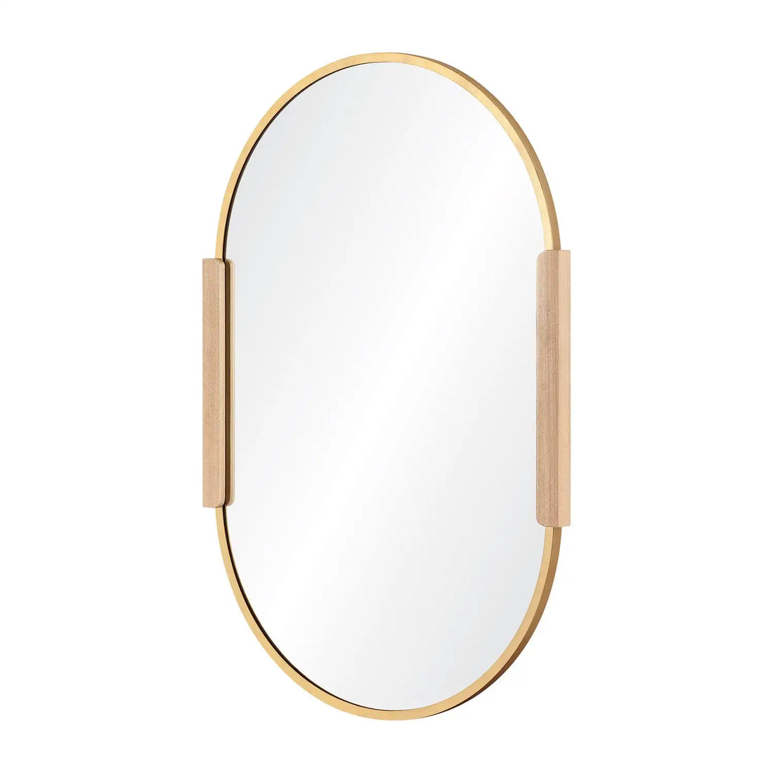 RENWIL KERIANNE OVAL WALL MIRROR YELLOW - Mirrors