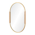 RENWIL KERIANNE OVAL WALL MIRROR YELLOW - Mirrors