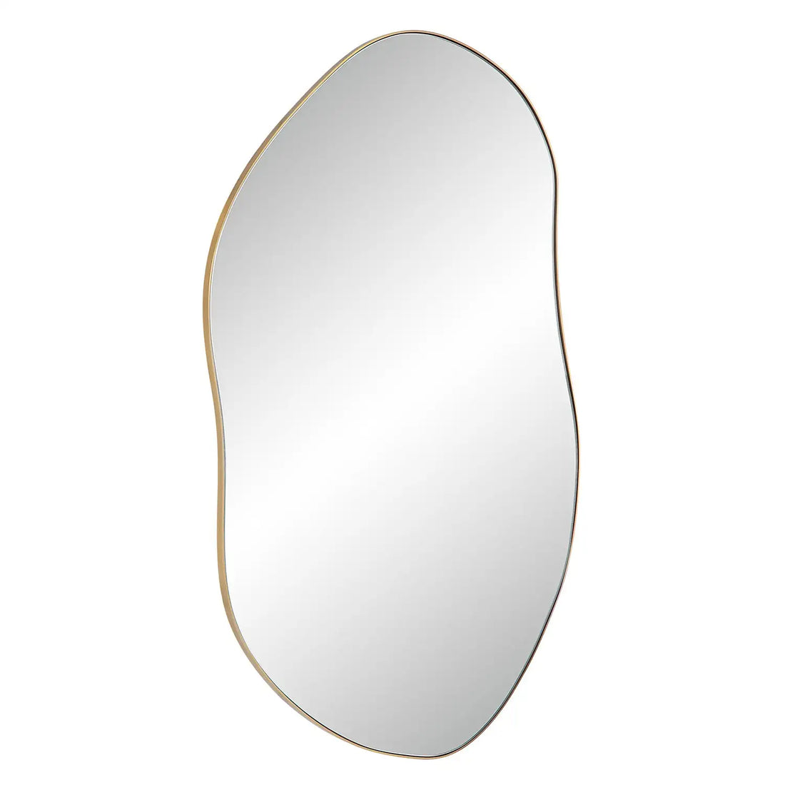 RENWIL NORIA IRREGULAR OVAL MIRROR BURNISHED - Mirrors