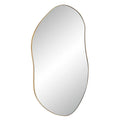 RENWIL NORIA IRREGULAR OVAL MIRROR BURNISHED - Mirrors