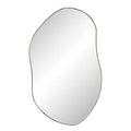 RENWIL NORIA IRREGULAR OVAL MIRROR BURNISHED - Mirrors