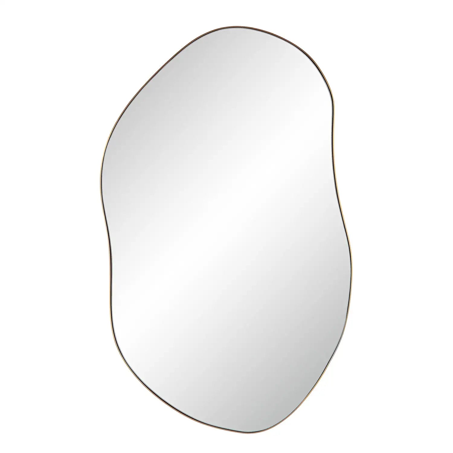 RENWIL NORIA IRREGULAR OVAL MIRROR BURNISHED - Mirrors