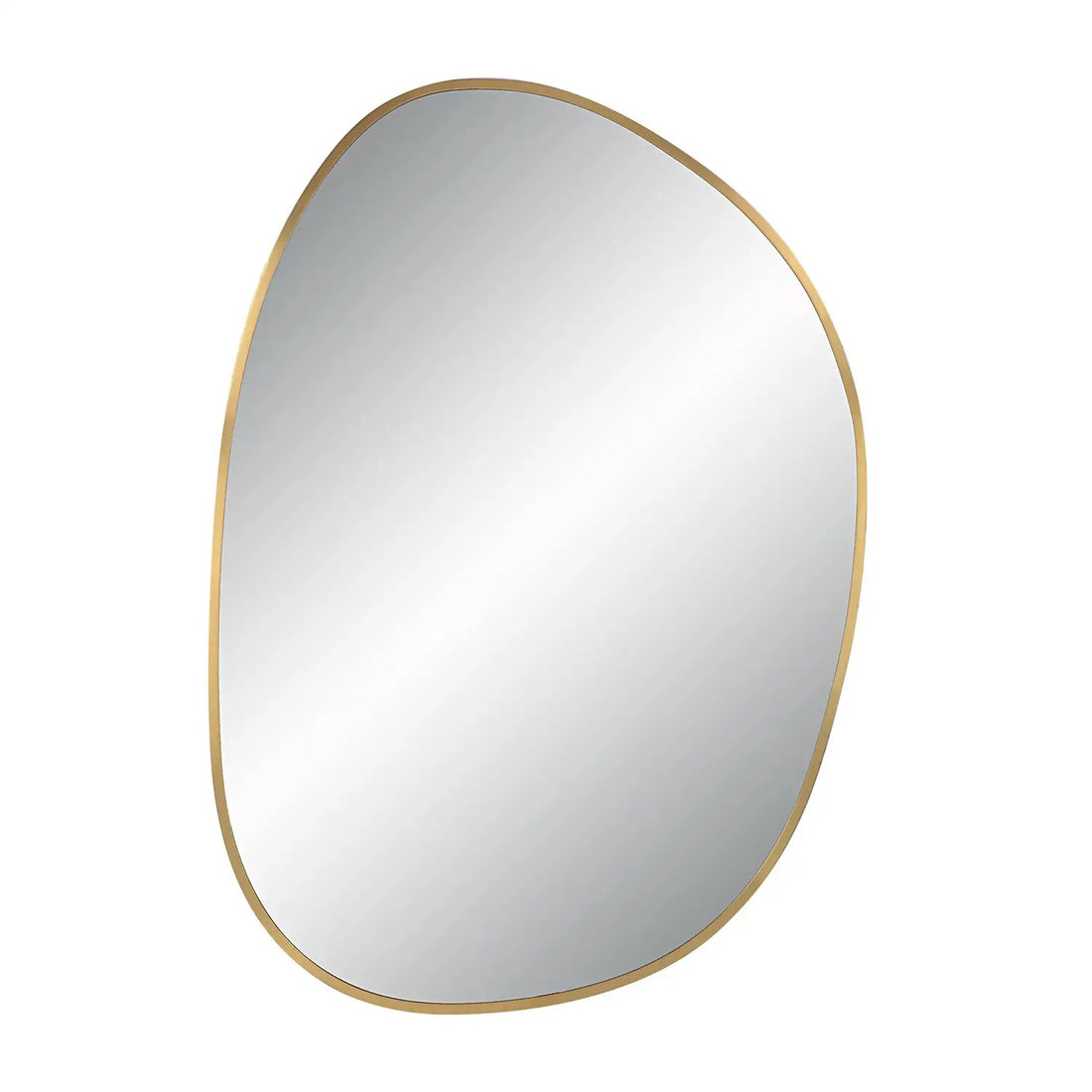 RENWIL CAMONA IRREGULAR OVAL MIRROR SATIN - Mirrors