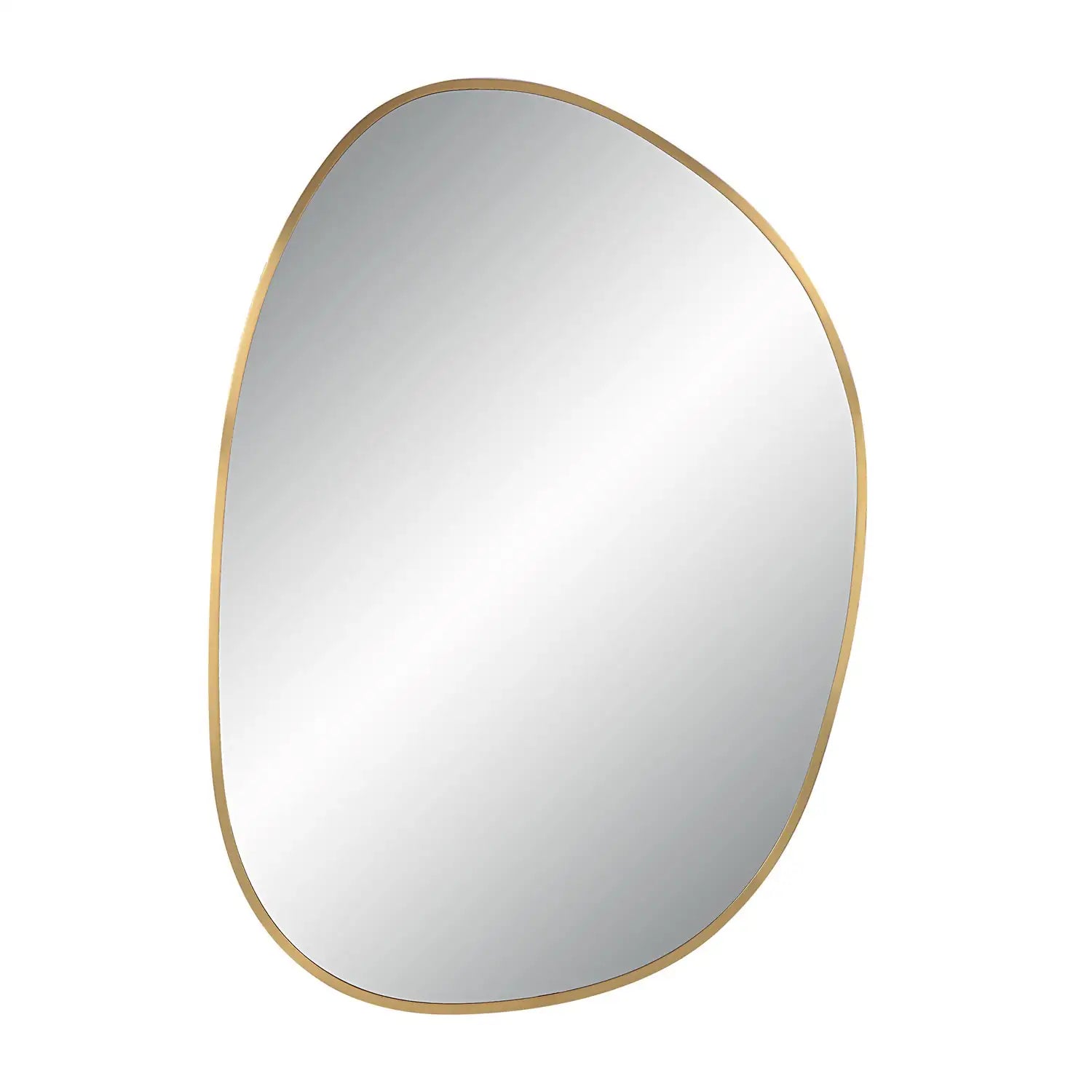 RENWIL CAMONA IRREGULAR OVAL MIRROR SATIN - Mirrors