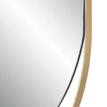 RENWIL ECRU PILL OVAL MIRROR SATIN - Mirrors