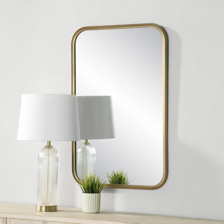 RENWIL JYN RECTANGLE WALL MIRROR YELLOW - Mirrors