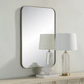 RENWIL VESEY RECTANGLE WALL MIRROR YELLOW - Mirrors