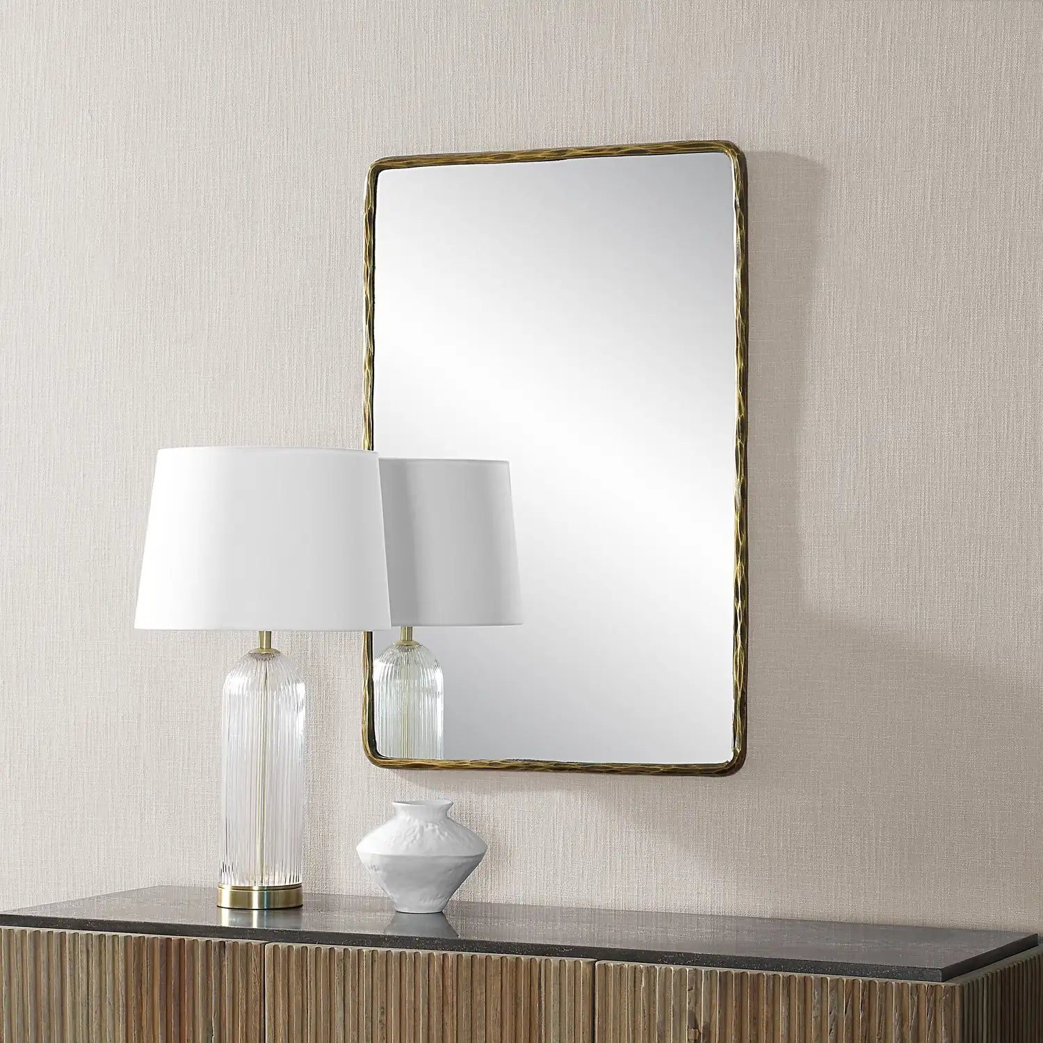 RENWIL RECTANGLE WALL MIRROR YELLOW - Mirrors