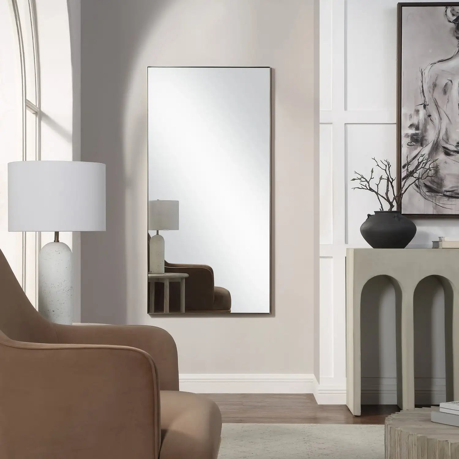 RENWIL ORRIN WALL MIRROR YELLOW - Mirrors