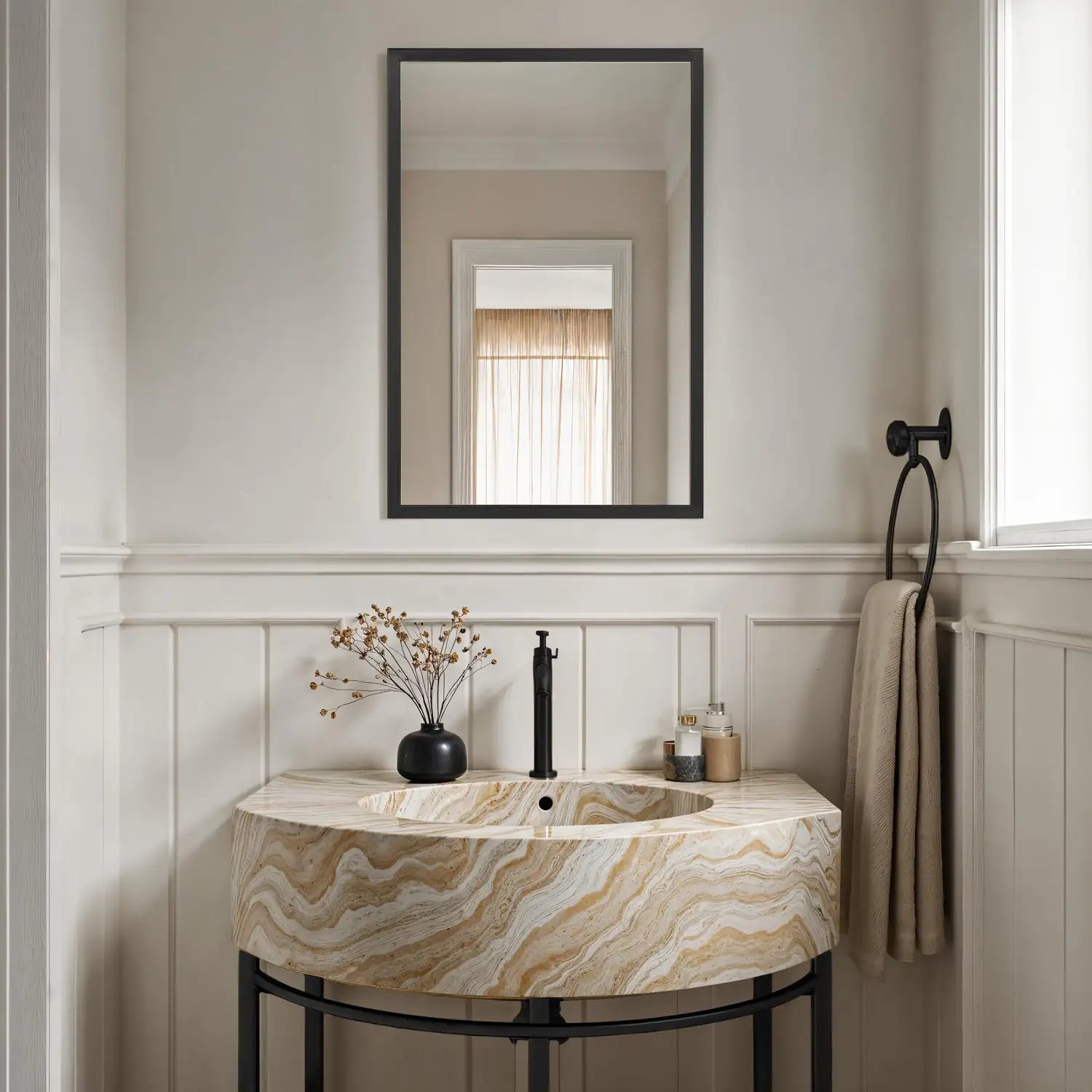 RENWIL ELVAS WALL MIRROR YELLOW - Mirrors