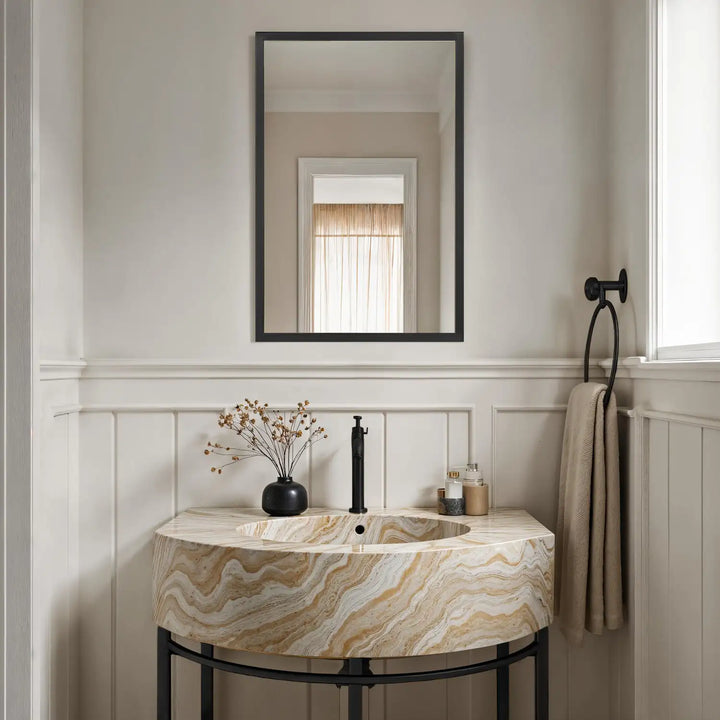 RENWIL ELVAS WALL MIRROR YELLOW - Mirrors