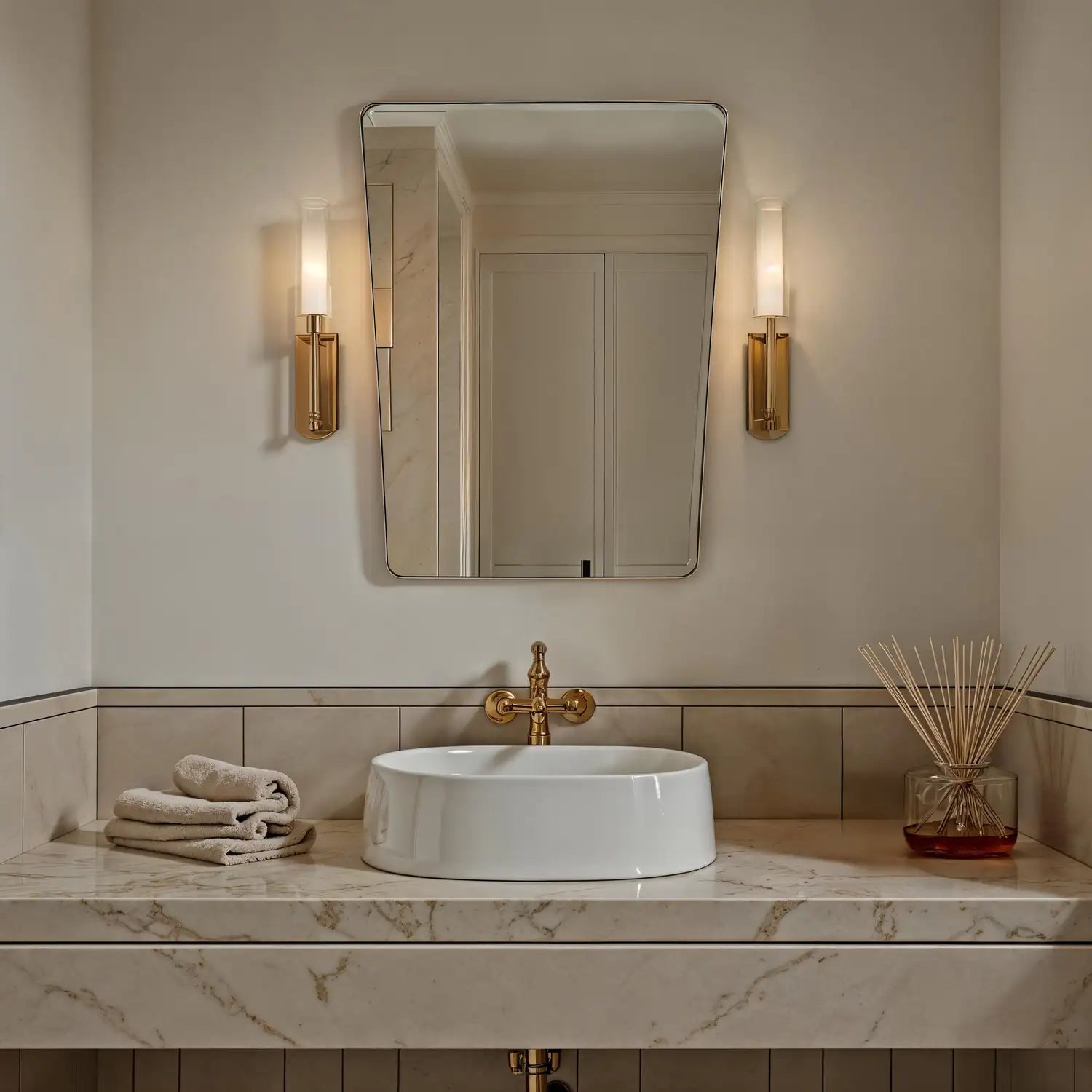 RENWIL MILY WALL MIRROR YELLOW - Mirrors